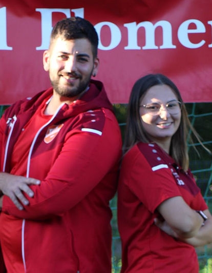 , , , Lisa Wisniewski und Alessandro Randazzo, Trainer