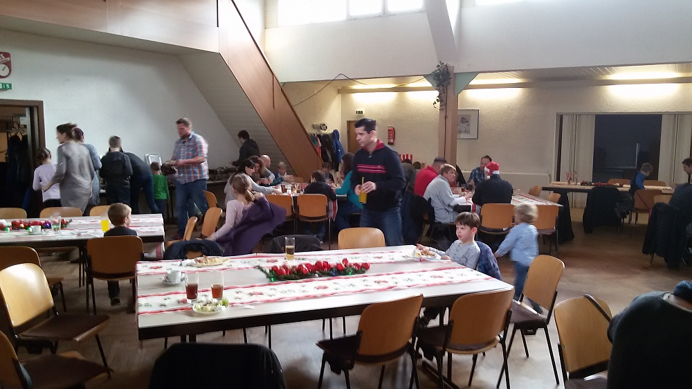 Das Buffet ist eröffnet